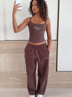 Know What You Want Singlet Top Chocolate