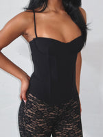 Moonlight Dance Bustier Black