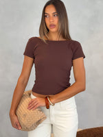 Not Like The Rest Short Sleeve Top Chocolate