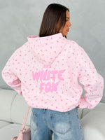 Offstage Printed Oversized Hoodie Posy Ditsy