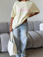 Offstage Printed Oversized Tee Lemon Ditsy