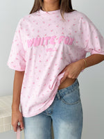 Offstage Printed Oversized Tee Posy Ditsy