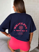 Outfit Of The Day Oversized Tee Navy