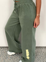 Ready To Go Wide Leg Sweatpants Khaki