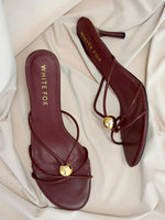 Sinclair Heels Burgundy