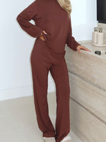 Slow Life Pyjama Pants Chocolate