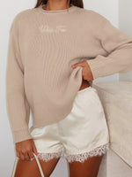 Snow Dreams Knit Sweater Oat