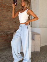 Soul Fire Velour Pants Baby Blue
