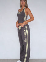 Star Of The Night Track Pants Charcoal