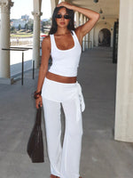 Start Me Up Pants White