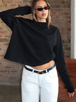 Staying Ahead Long Sleeve Tee Black