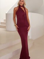 Sugar High Maxi Dress Burgundy