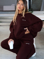 Test Drive Oversized Sweater Chocolate