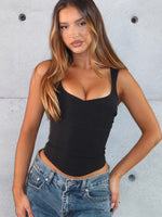 The Met Steps Bustier Black