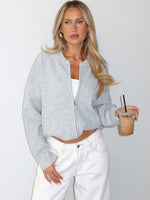 Unbreakable Bond Knit Jacket Grey Marle
