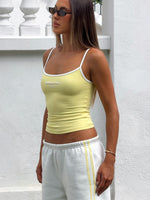 Verano Sixteen Giulia Singlet Top Lemon