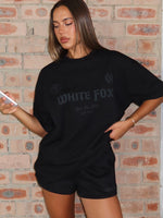 Vibe Too High Oversized Tee Black