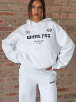 Vibe Too High Oversized Hoodie Grey Marle