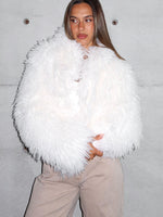 Weekend Away Faux Fur Jacket Cream