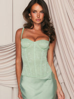 All The Thrills Bustier Sage