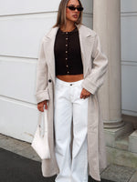 Winter Holiday Oversized Coat Oat