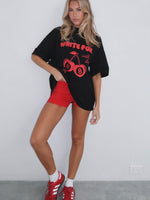 With Love In The Moment Oversized Tee Black