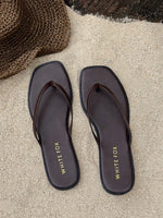 Breccan Thong Sandals Chocolate