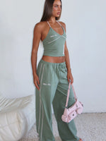 Can't Help The Feeling Track Pants Khaki