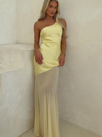 Vip Vibes Maxi Dress Lemon